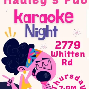 Karaoke on Thursday night
