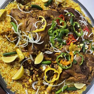 Full Tray Mandi Lamb