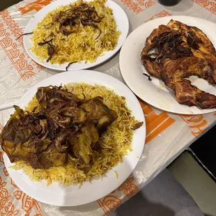 Mandi lamb Hanith chicken