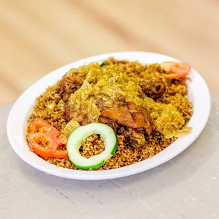 Jollof Rice with Chicken