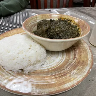 Cassava Leaves with Lamb