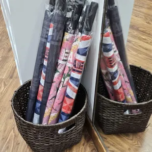 More golf umbrellas