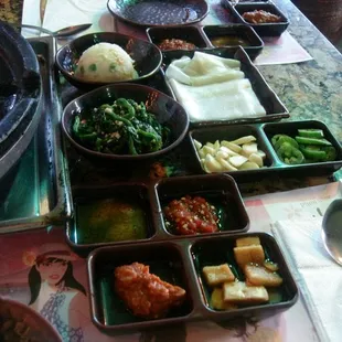 All the sauces, garlic, and pepper = YUM