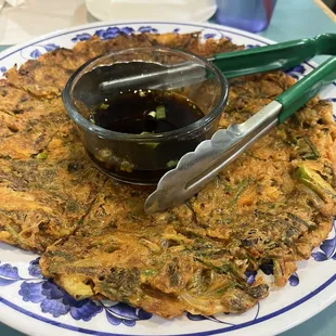 Kimchi pancake