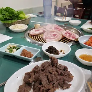 Bul Gogi and pork