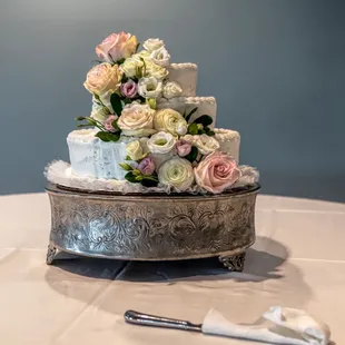 a wedding cake