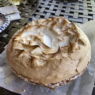 Lemon meringue pie.