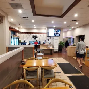 interior, sushi and sashimi