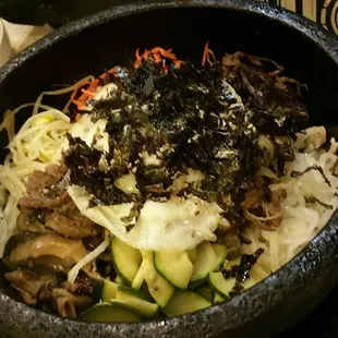 Stone Pot Beef Bi Bim Bap