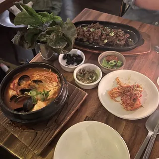 Spicy Soft Tofu Seafood Stew