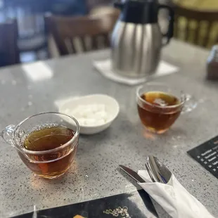 Complimentary chai when you sit