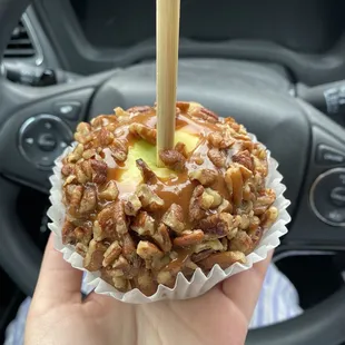 Pecan honeycrisp caramel apple!