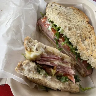 Melissa&apos;s Ham &amp; Cheese - lots of ham, but not as good as the Turkey Club.