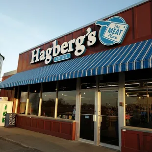the front of the store