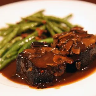 Beef Swiss Steak and Asparagus