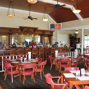 Interior view of the Hagen's dining room.