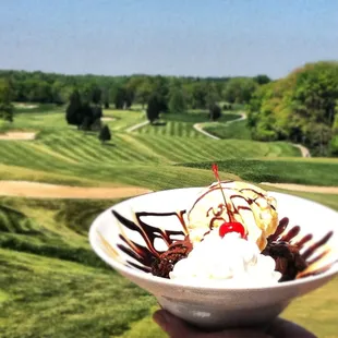Dessert with a view!