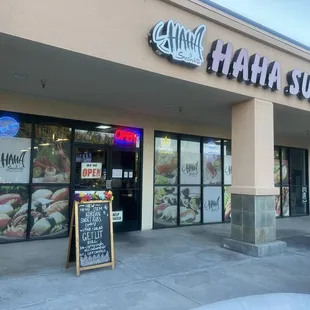 Front of restaurant with specials sign 4/28/24