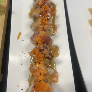 Central valley roll with mango. So juicy and good.
