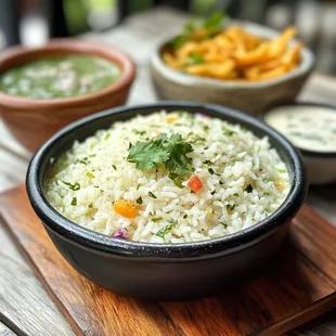 Coconut, Cilantro White Rice