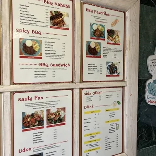 updated 3/2022 menu