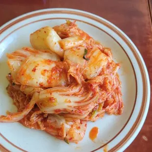 a plate of food on a table