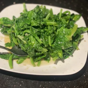 Snow Pea Leaves