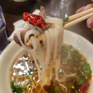 Spicy Beef Noodle Soup