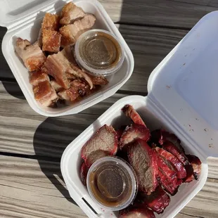 ig: @whatsviveating  |  roast pork/heo quay and bbq pork/xá xíu