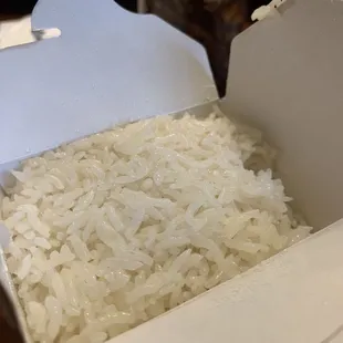 Steamed rice (very sweet)
