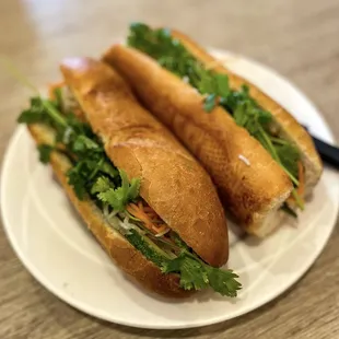 Banh Mi Chay (plant-based with no mayonnaise)