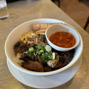 grilled lemongrass pork vermicelli