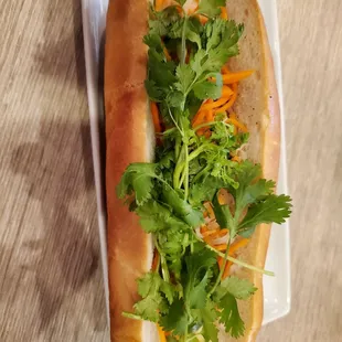 Banh mi - everything was super fresh down to the bread