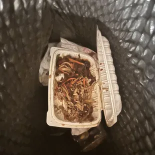 disgusting, at least 2 pound of sugar on it