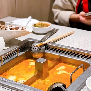 Spicy Pork Soup Base + Tom Yum Soup Base