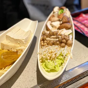 Enoki Mushroom Fish Tofu fresh tofu skin Chinese Cabbage