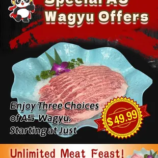 All you can eat A5 Waygu promotion!