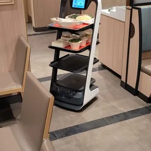 Robot servers.