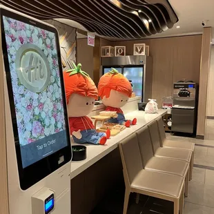sushi and sashimi, interior