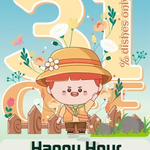 Enjoy a 31% discount on all dishes after 9:30 PM every night.