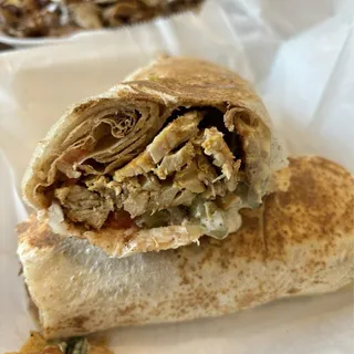 Chicken Shawarma with Shrak