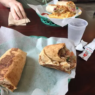 Beef Shawarma with Pita Bread