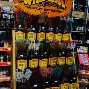 a display of wild berry products