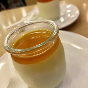 Dessert. Vanilla custard. Very light and tasty