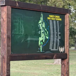 Disc golf at Haikey Creek Park, Broken Arrow