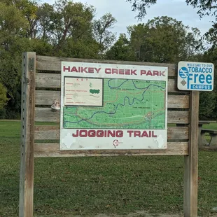 Map of the jogging / walking trail