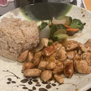 Chicken Hibachi Chicken Lunch