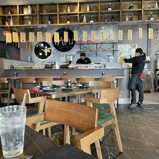 Interior/ sushi bar area