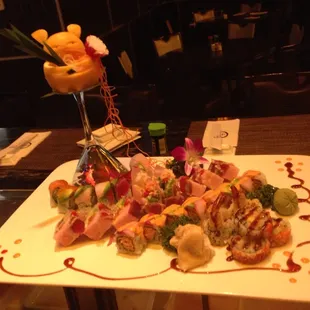 food, sushi and sashimi, sushi, sashimi