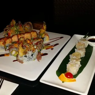 sashimi, sushi, sushi and sashimi, food